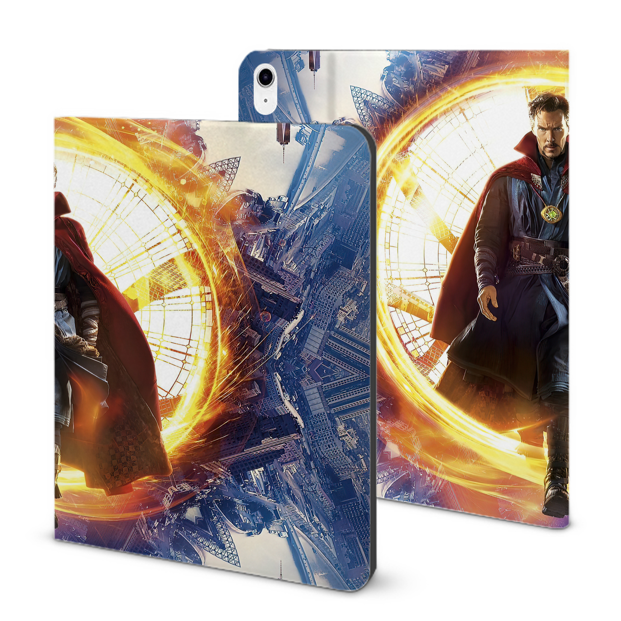 （画像用） アベンジャーズ The Avengers IPad ケース ブック型 PUレザー TPU 耐衝撃 軽量 薄型 ペン収納なし 全面保護 IPad 各モデル対応